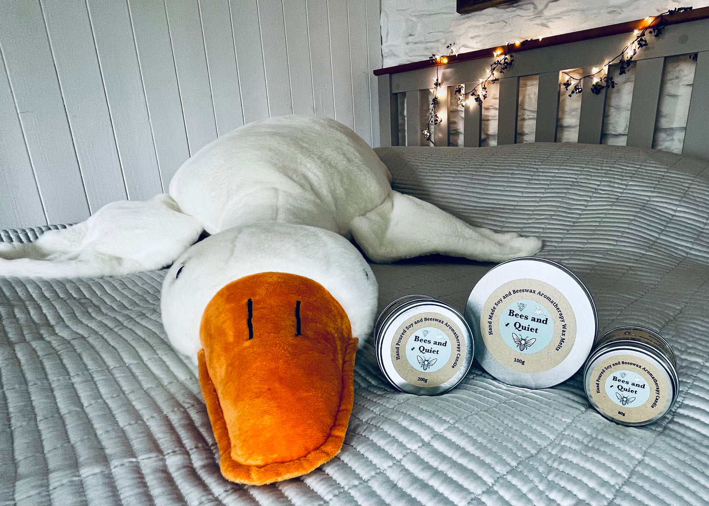 ‘Fuzzy Duck’ Hand Poured Soy and Beeswax Candle