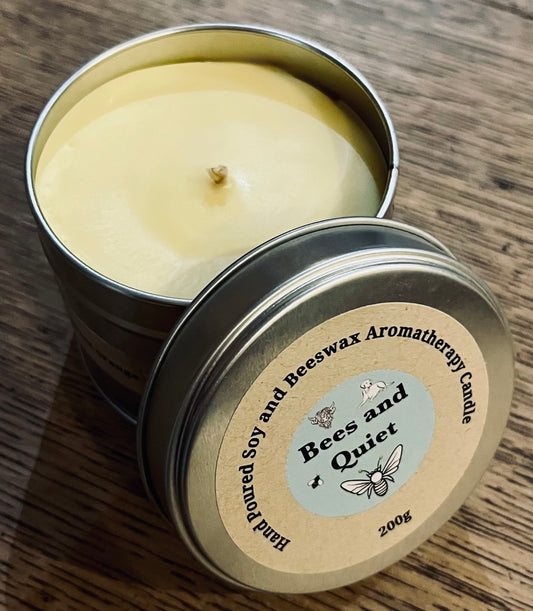 ‘Calm’ Hand Poured Soy and Beeswax Candle