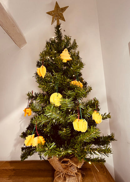 ‘Christmas Tree’ Beeswax Decoration