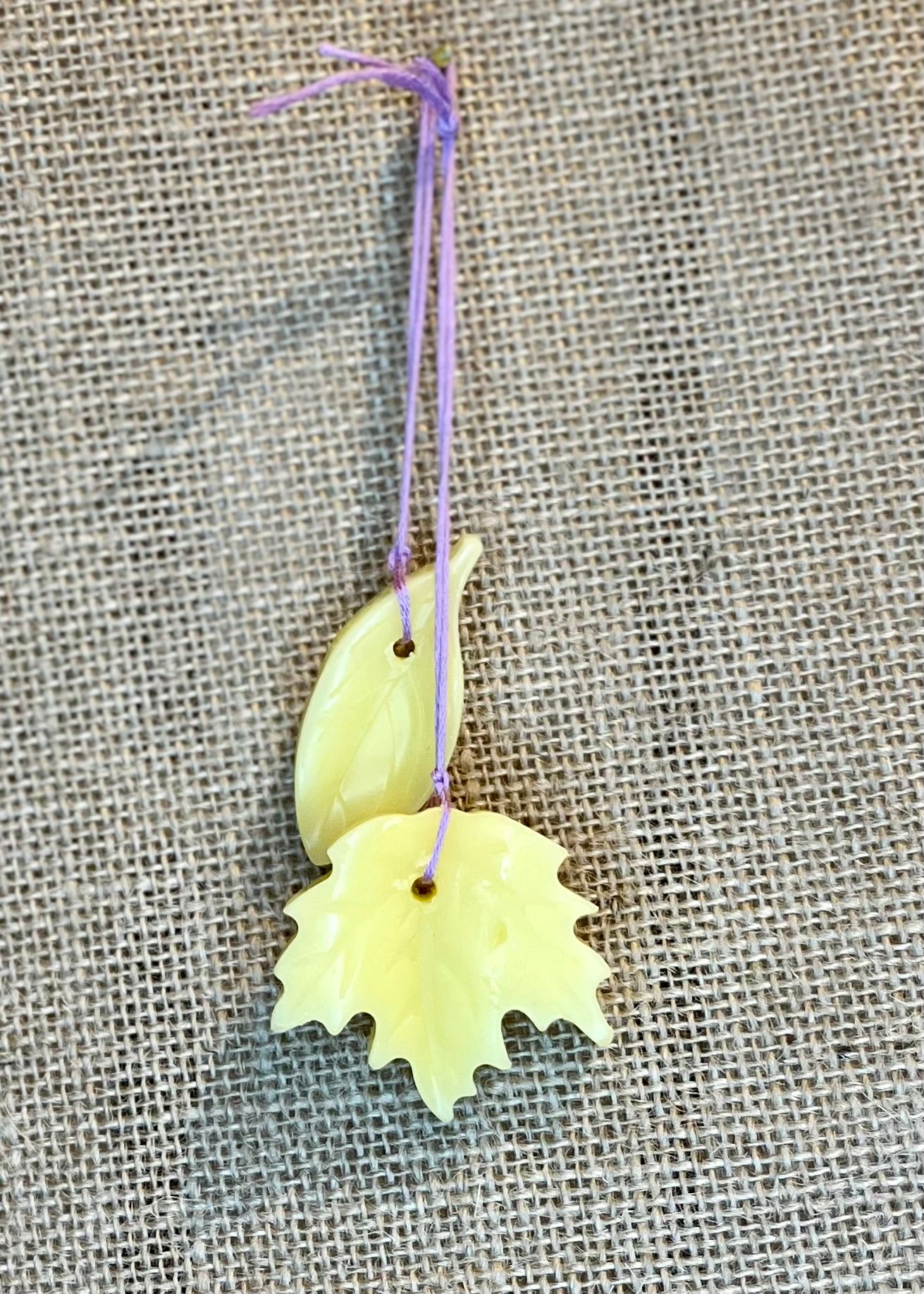‘Lavender’ Beeswax Decoration